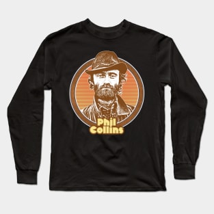 Phil Collins /// Retro 80s Fan Design Long Sleeve T-Shirt